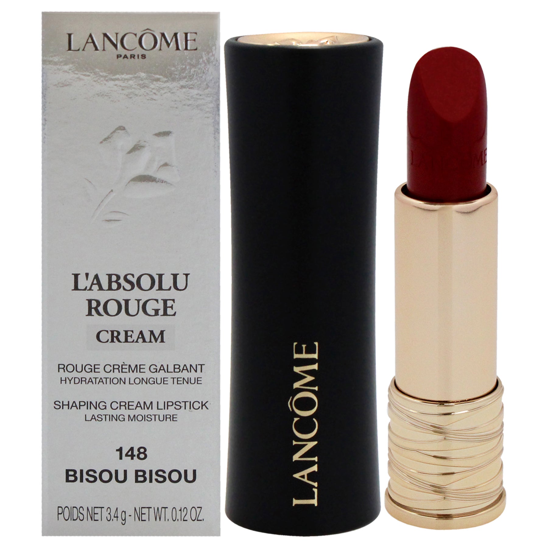LABsolu Rouge Creme Lippenstift – 148 Bisou von Lancome Für Damen – 0,12 oz Lippenstift