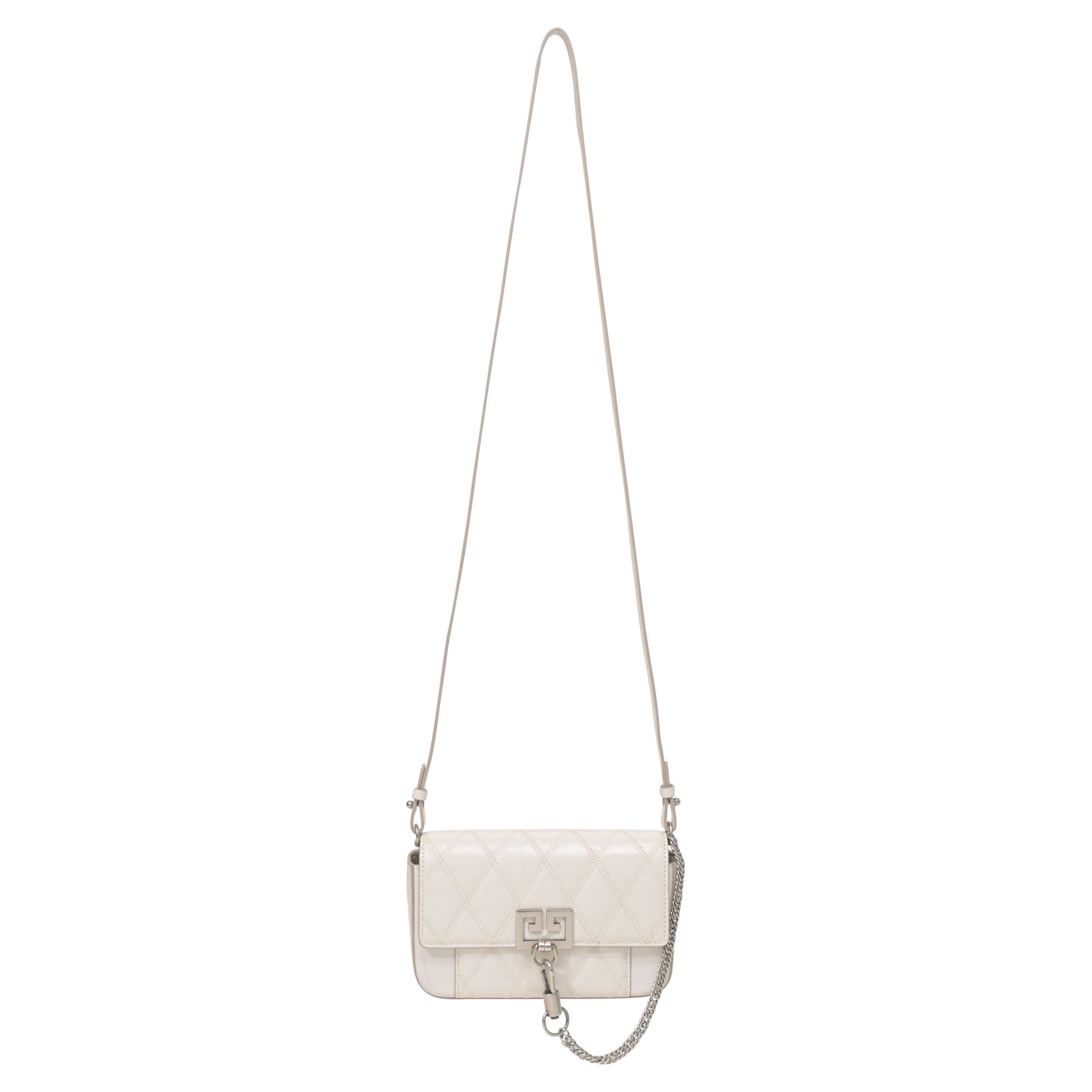 Givenchy Mini Tasche aus weißem Ziegenleder