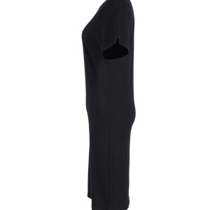 Stella McCartney T-Shirt Kleid aus schwarzer Baumwolle 7748713316412