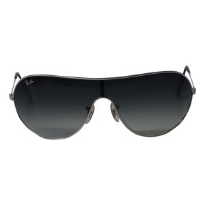 Ray Ban RB3250 Shield Gradient Sonnenbrille aus Silber Metall