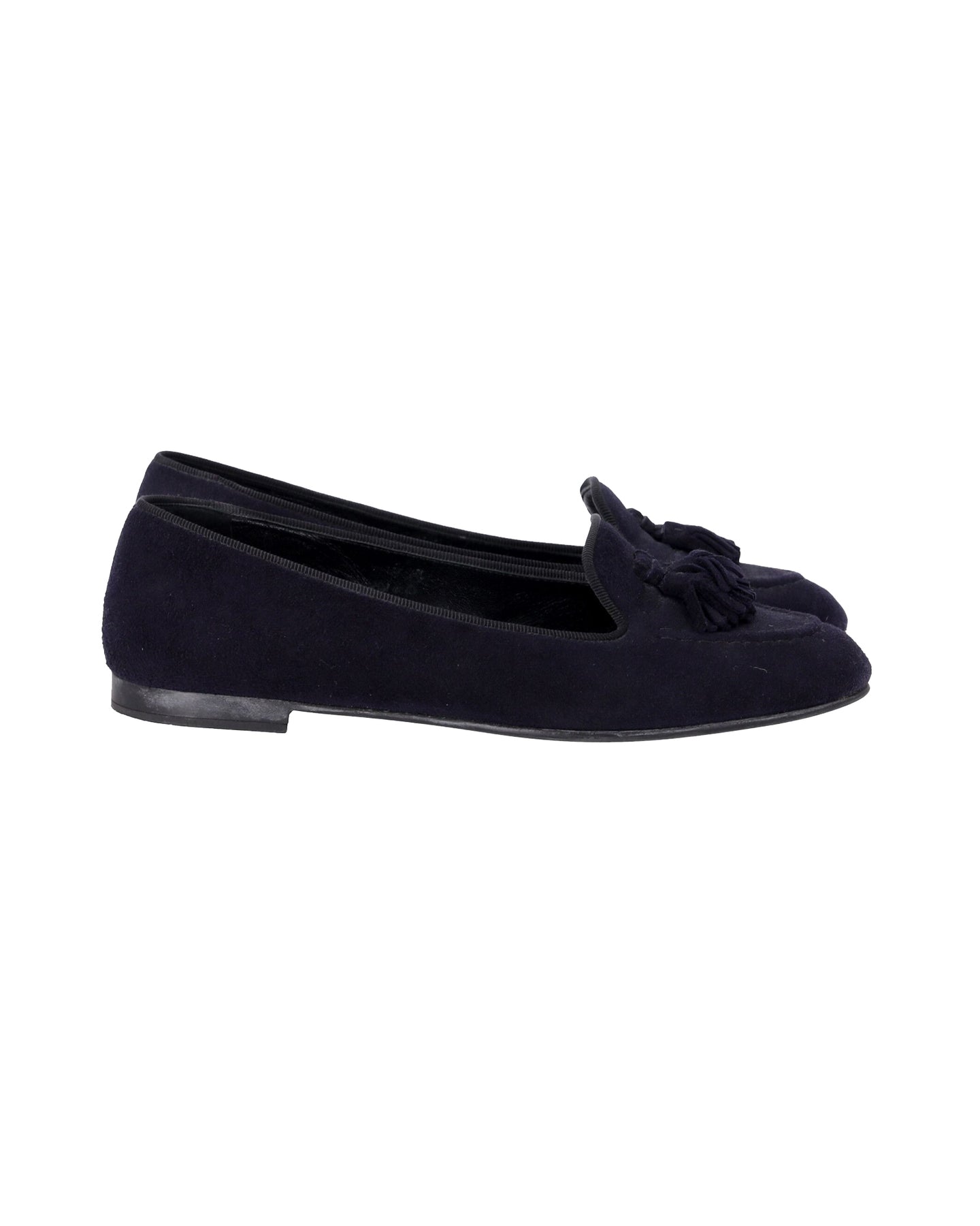 Quaste der Kirche Loafer in Dunkelblau Blau Wildleder