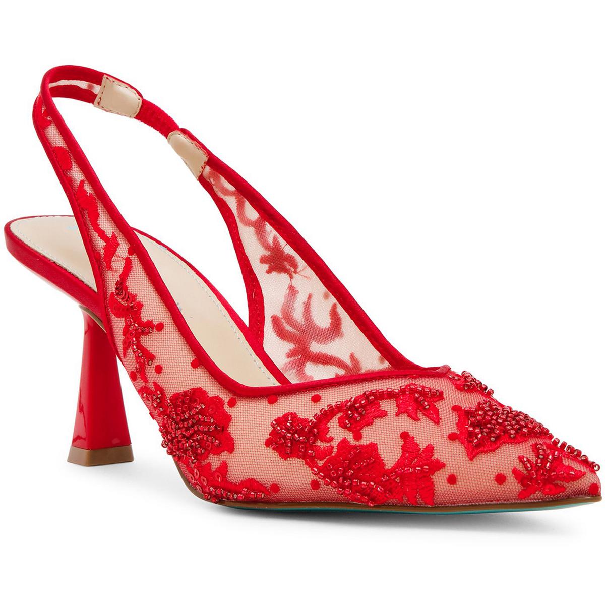 NIKKI Gepolsterte Fußbett Laceless Slingback Absatzschuhe