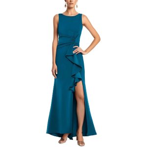 Petites gekräuselte Abendkleid