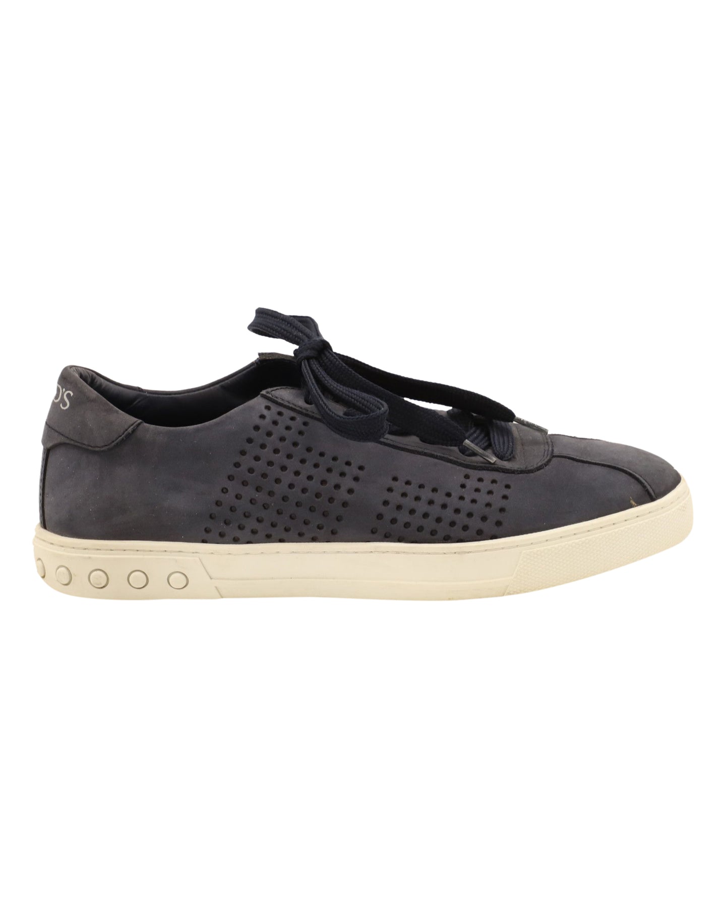 Tods perforierte Detail Schnürsenkel Sneaker in blauem Wildleder