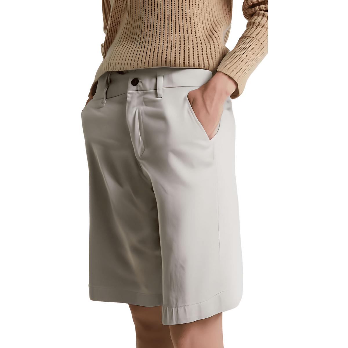 Schwarze Chino Shorts aus Baumwolle