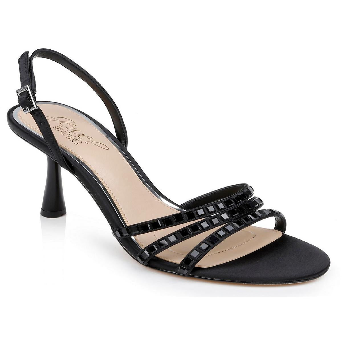 KATHRYN Einstellbare Imitat Wildleder Slingback Absatzschuhe