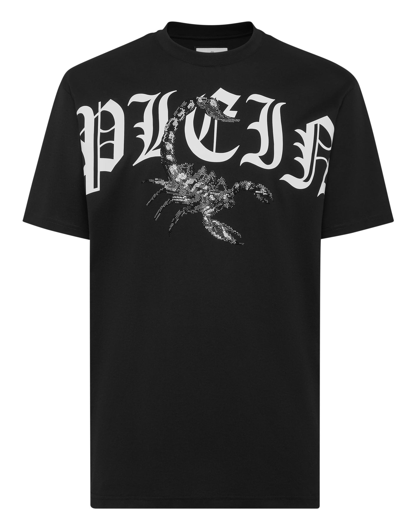 T-Shirt Rundhals SS Scorpion mit Kristallen