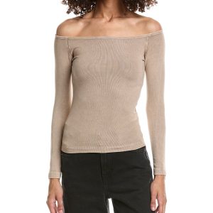 john elliott Mineral Waschen Gemini Rippe oben