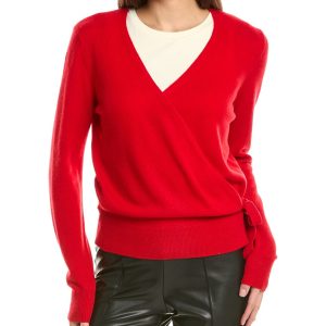 InCashmere Strickjacke aus Kaschmir mit Krawatte