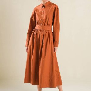 MEADOW MUSE Gewebtes Midikleid