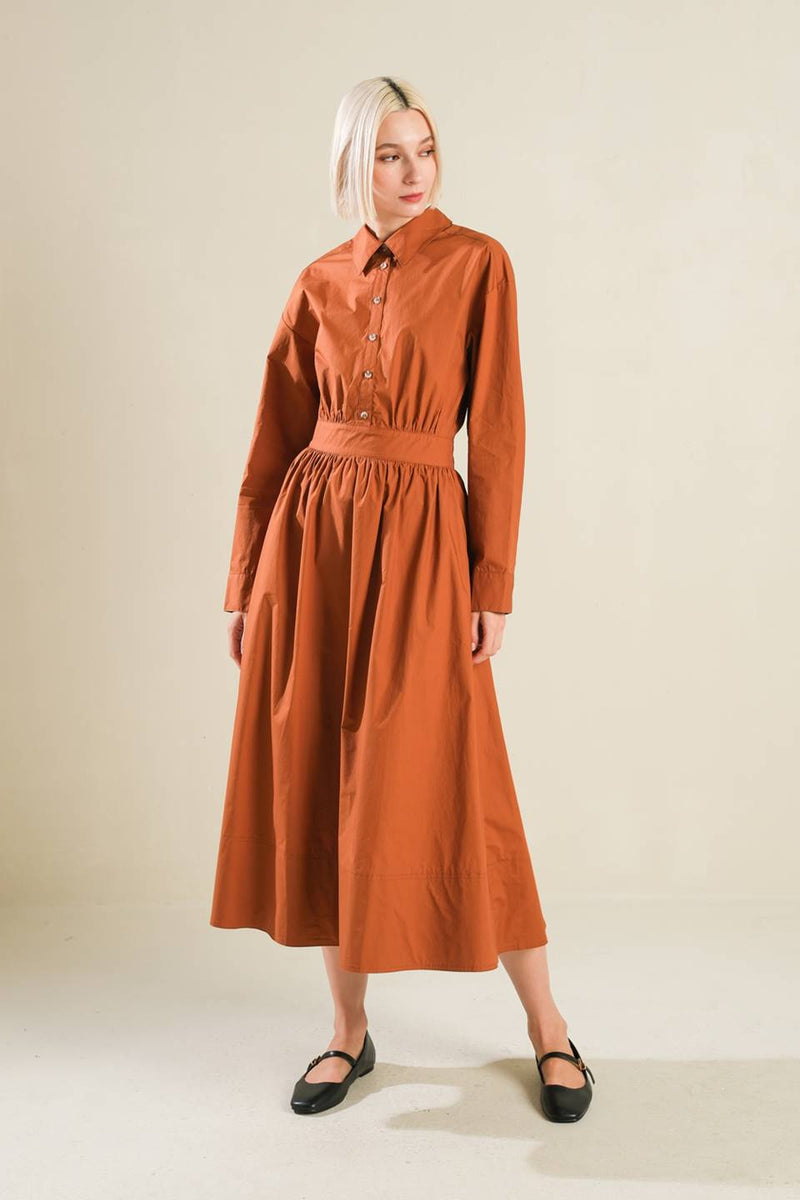 MEADOW MUSE gewebt MIDI Kleid