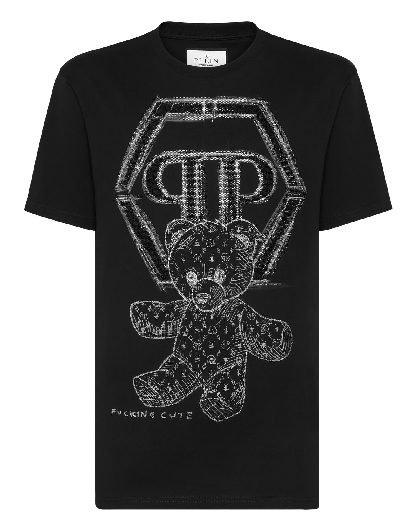 T-Shirt mit Rundhalsausschnitt SS Teddybär