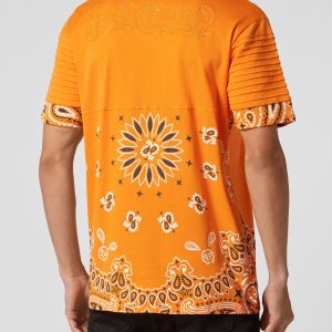 t-shirt rund Hals ss paisley bandana