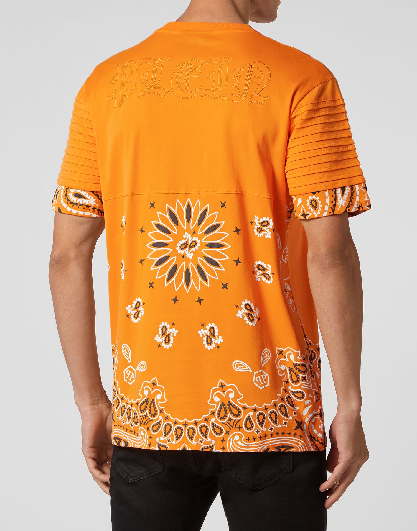T-Shirt mit Rundhalsausschnitt SS Paisley Bandana
