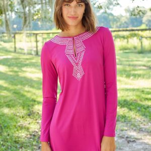 Merlot Metallic Schlüsselloch Kleid 7748722753596