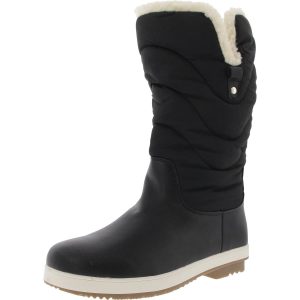 Zwei Ton Shearling Stiefel