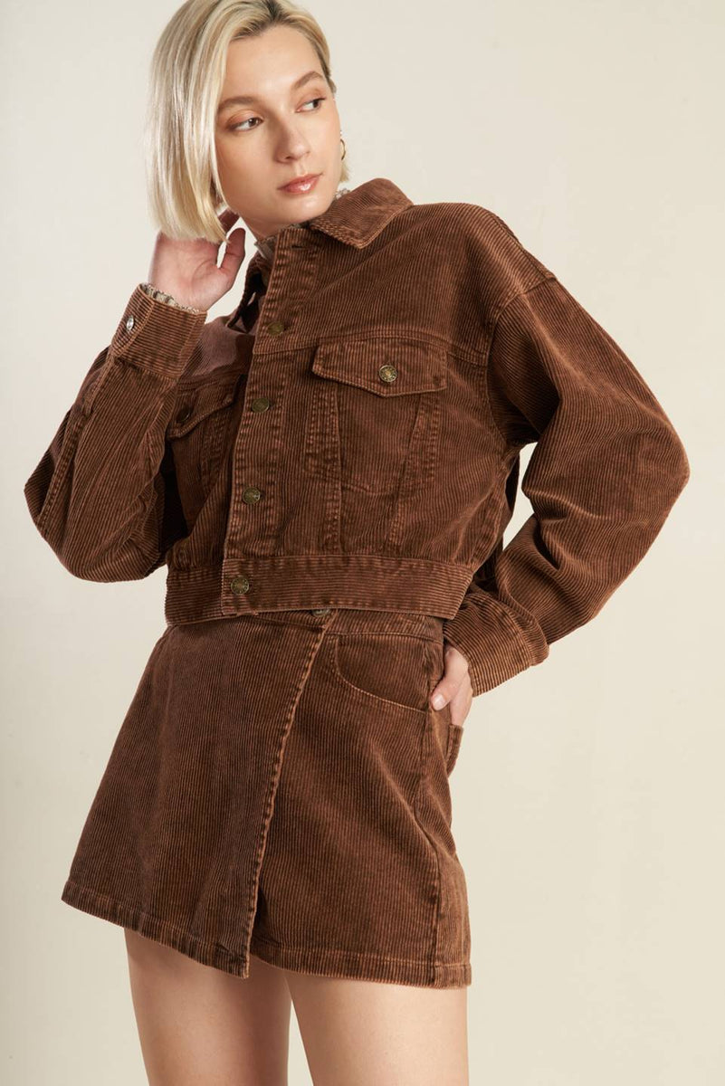 DIE REALITÄT DER KORDUROY Jacke BEREITSETZEN