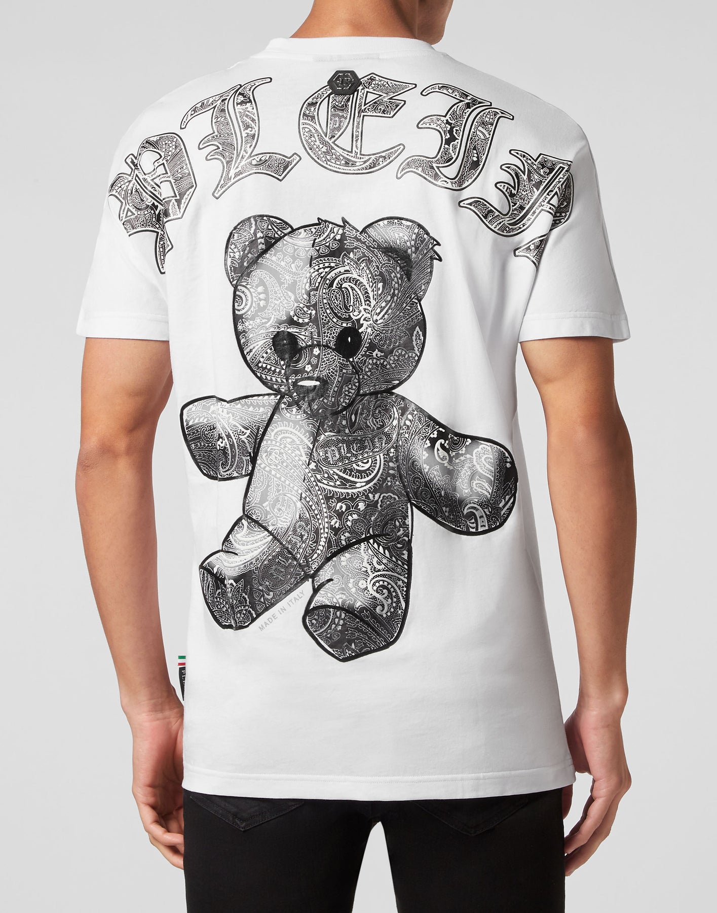 T-Shirt mit Rundhalsausschnitt SS Paisley Teddybär
