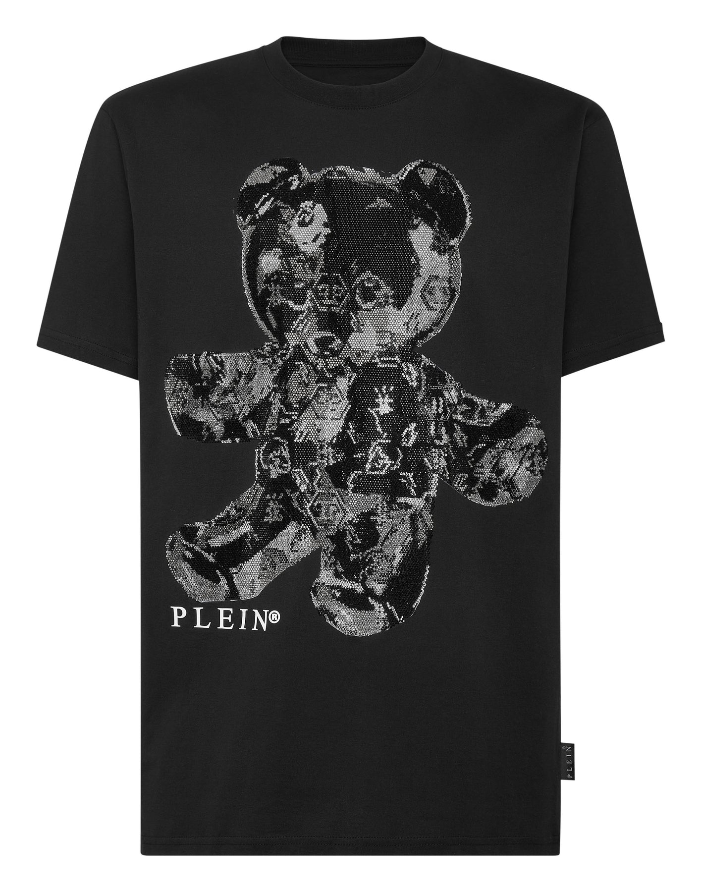 T-Shirt mit Rundhalsausschnitt SS Teddy Glas