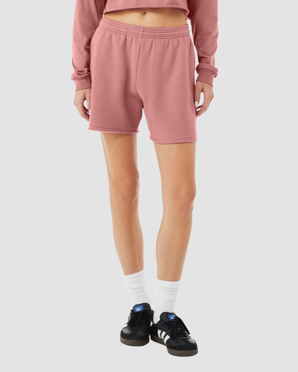 BELLA + CANVAS Damen Cutoff Sweatshorts BC3787