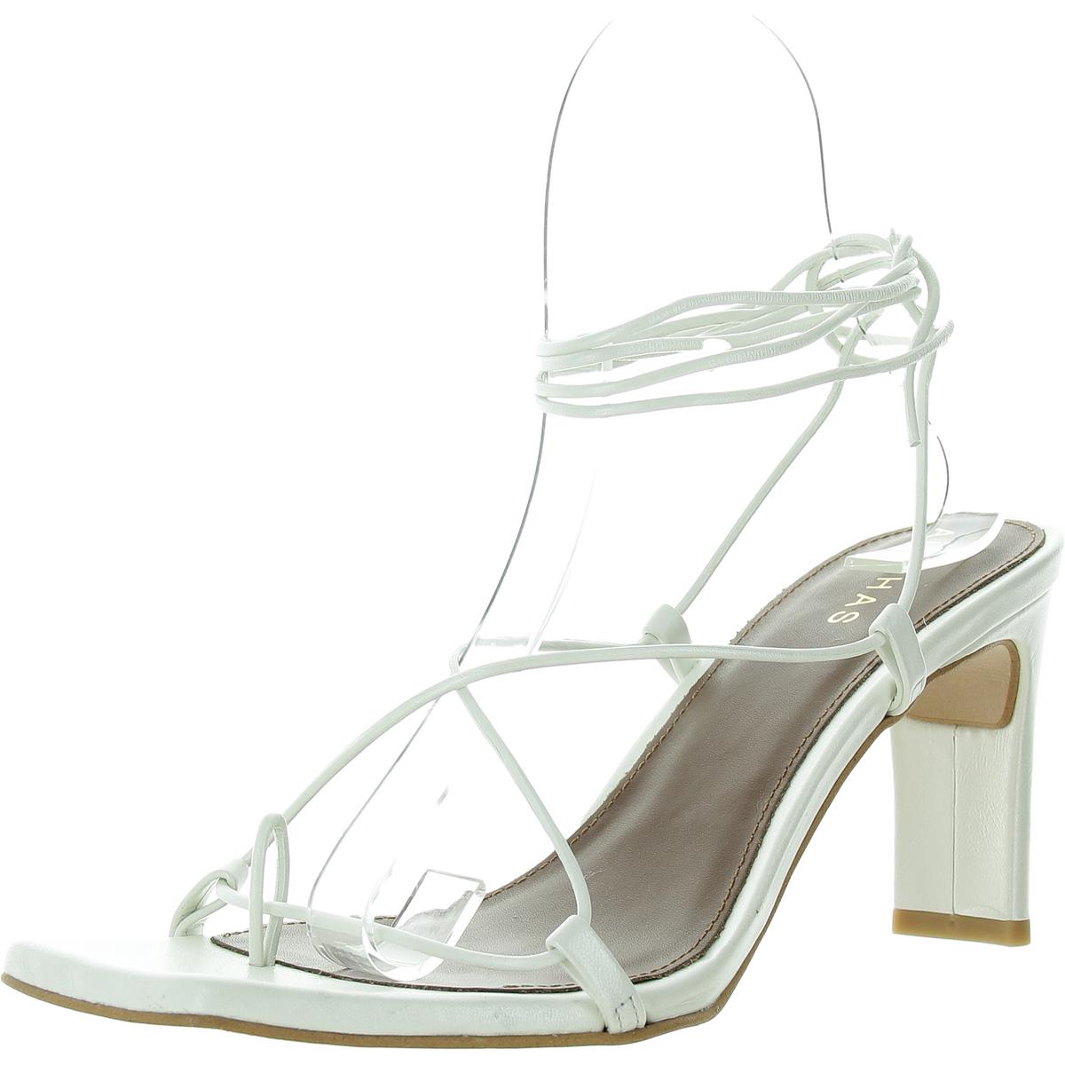 Gepolsterte Fußbett Leder mit Riemchen Sandalen