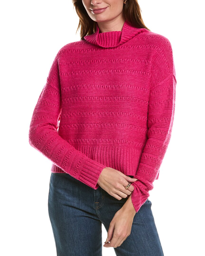 Forte Kaschmir Crop Strukturierter Pullover aus Wolle & Kaschmir