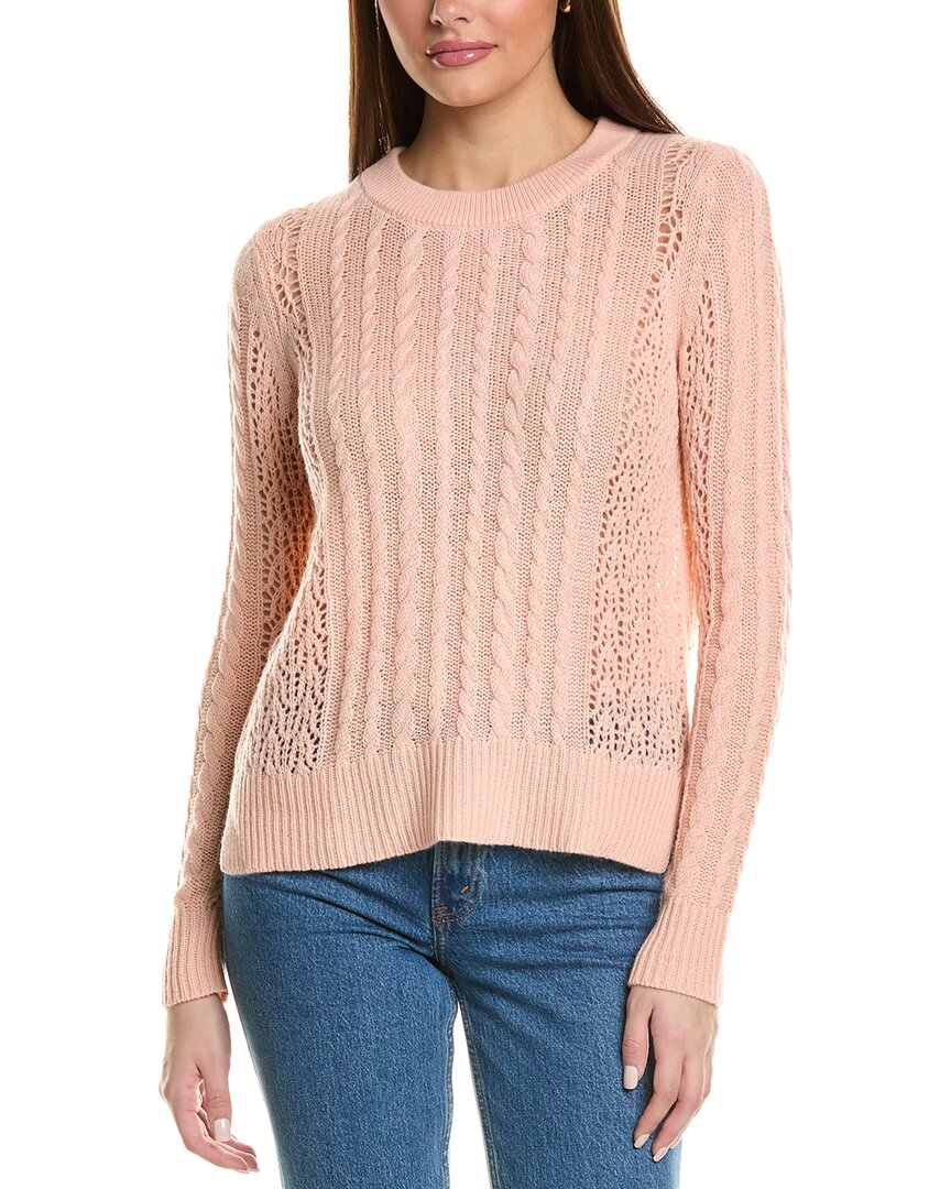 Herbst Kaschmir Pointelle & Kabel Kaschmir Pullover