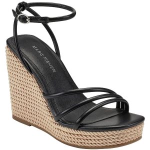 Zeki mit Riemchen Knöchelriemen Keil Absatzschuhe
