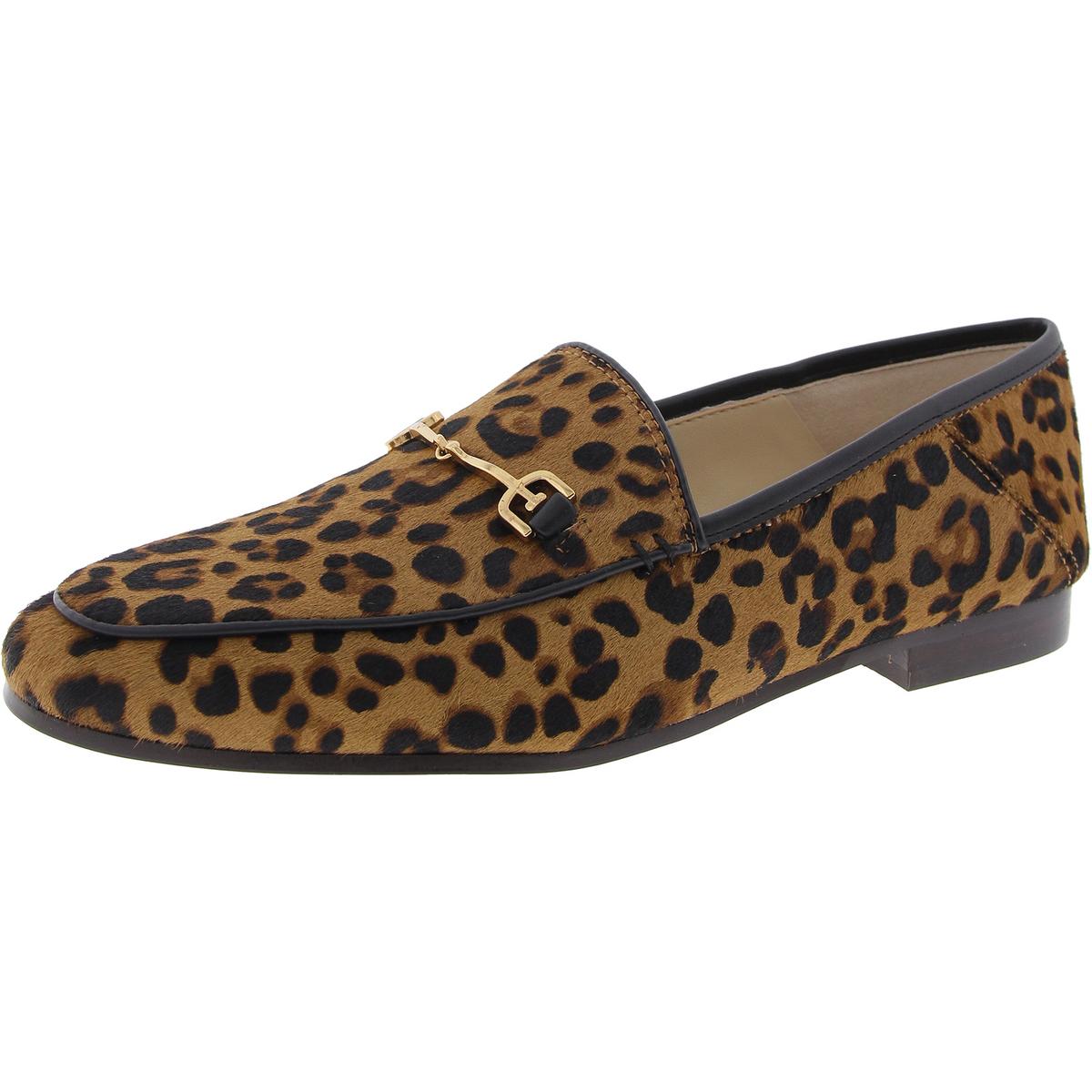 Loraine Tierdruck Kalb Haar Loafer