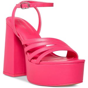 Jadda Riemchen-Plateausandalen