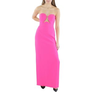 Cut-Out Strapless Evening Kleid