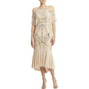 Sequined Midi Cocktailkleid