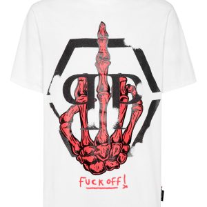 t-shirt rund Hals ss Skelett