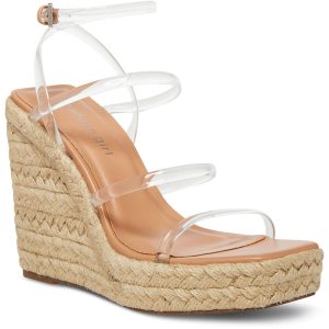 Riemchen-Espadrilles mit Keilabsatz von Hillarie