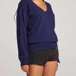 Poppy Pullover in blau
