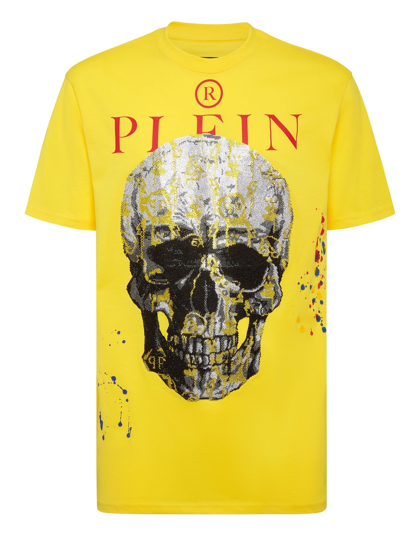 T-Shirt Rundhals SS mit Kristallen