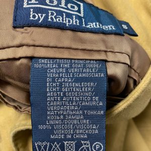 Ralph Lauren Stranding Collar Jacke aus braunem Wildleder 7748742774844