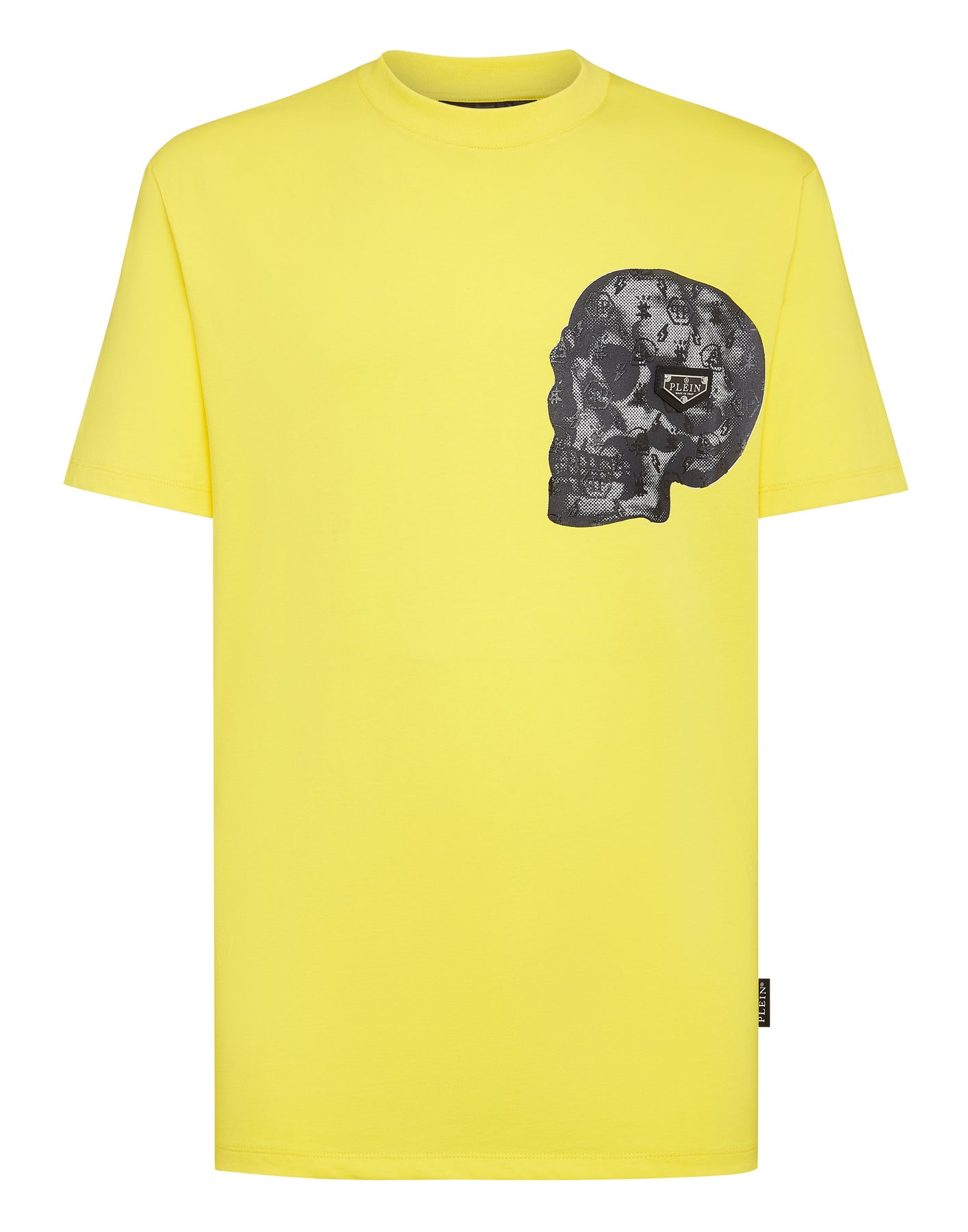 T-Shirt mit Rundhalsausschnitt SS-Muster Skull