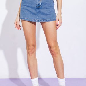 SUNNY ROMANCE Denim SKORT