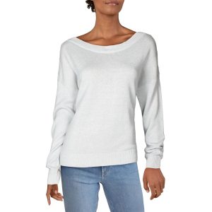 Gadelle Leinen Mischung Knopf Detail Pullover
