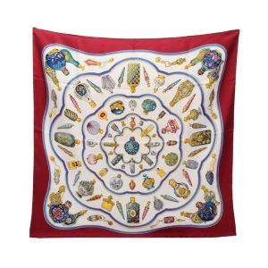Hermes Carre 90 Qu Importe Le Flacon Seidenschal Leinwand Schal