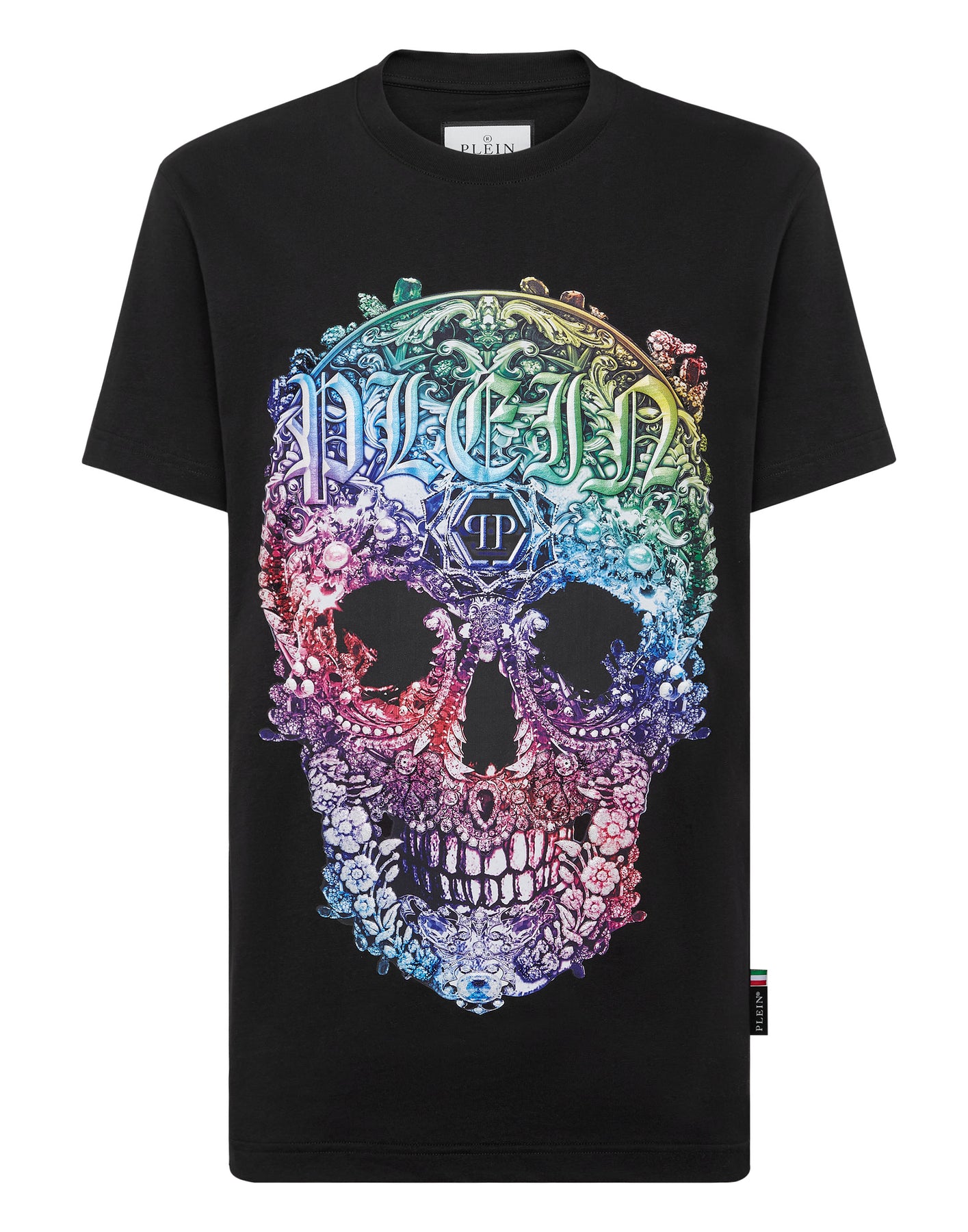T-Shirt Rundhals SS Barock Totenkopf