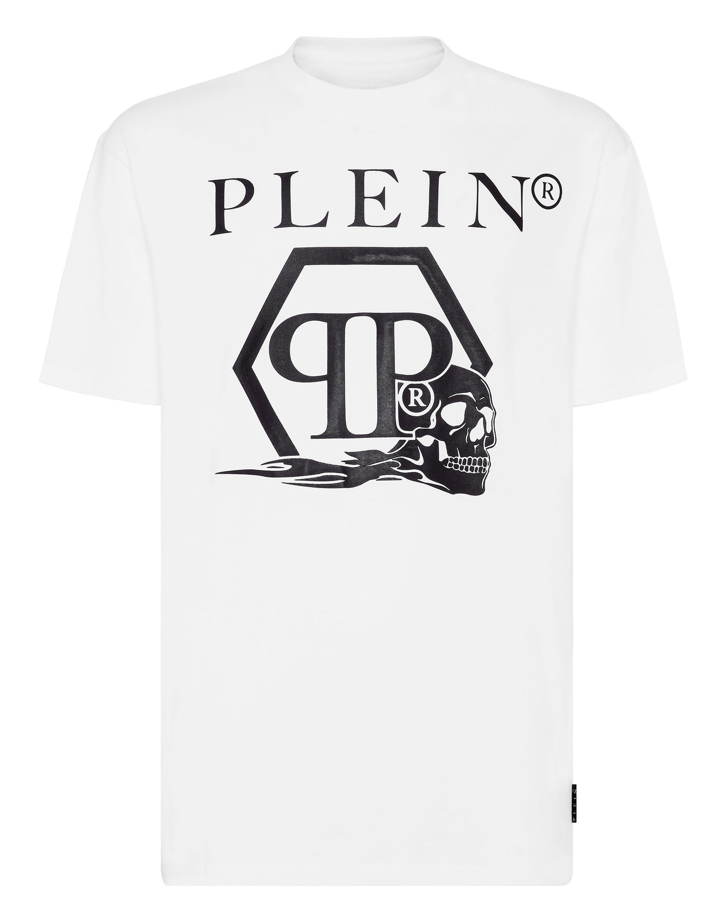 T-Shirt mit Rundhalsausschnitt SS Totenkopf und Plein