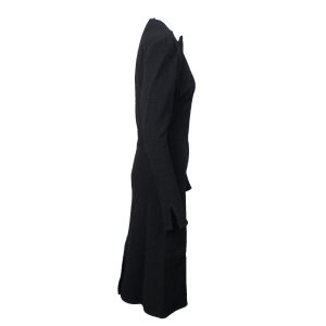 Bottega Veneta Stretch Cloque Straight Kleid – Schwarz