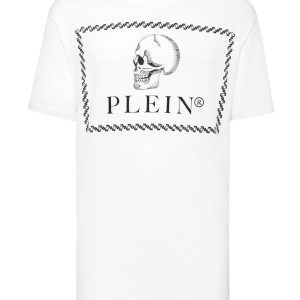 t-shirt rund Hals ss umriss Schädel