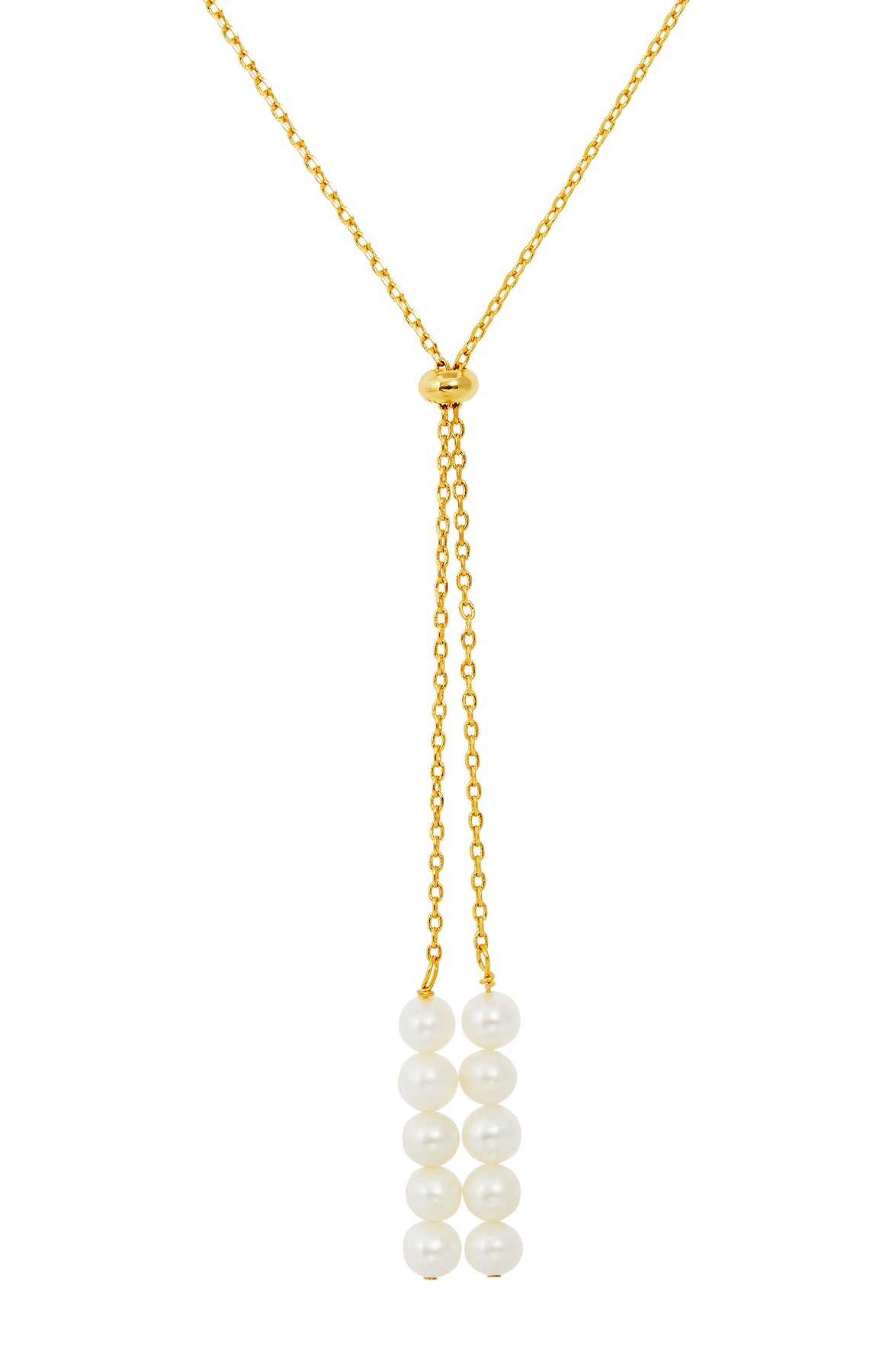 18K Gold Plate F / W Perle Toggle