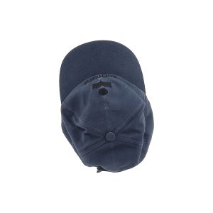 Isabel Marant Tyron Logo gestickte Baseball Mütze aus marineblauer Baumwolle 7748745494588