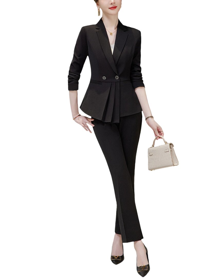 Bossy Chic 2 Stück Blazer & Hose Set