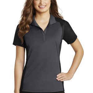 Sport-Tek Damen Colorblock Micropique Sport-Wick Polo. LST652