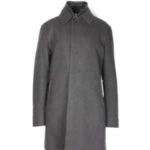 Zegna Sport Thermore Mantel aus schwarzem Polyamid